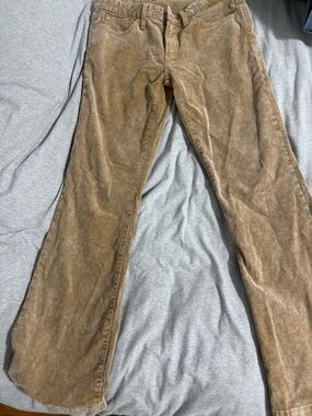 GAP Tan Corduroy Flare Pants